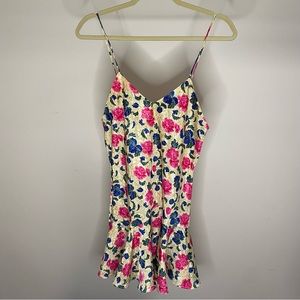 Victoria's Secret Floral Mini Dress - Pink and Blue